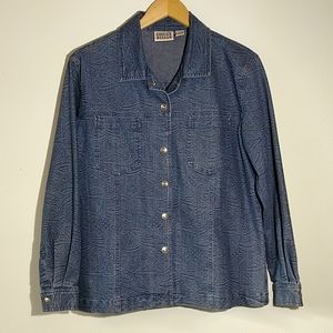 Chico's Design Vintage Jean jacket